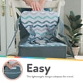 thumbnail image 4 of Nuby Easy-Go Lightweight High Chair Booster Seat, For 9 Months and up, Blue Bear Print, 4 of 9