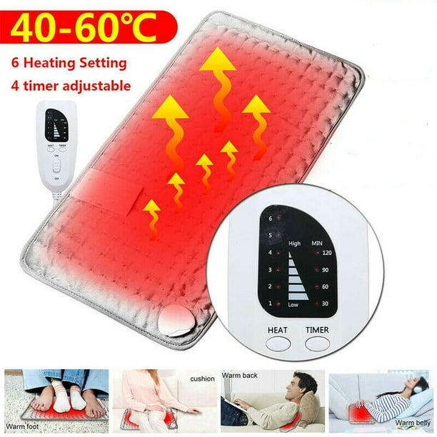 Heat Pads, Electric Heating Pad with 6 Heating Levels & 2 Hours Auto
