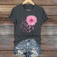 thumbnail image 2 of Blusas de Manga Corta para las Mujeres Divertida Impresión Cuello Redondo Camiseta Vintage, Blusas de Primavera para las Mujeres, 2 of 4