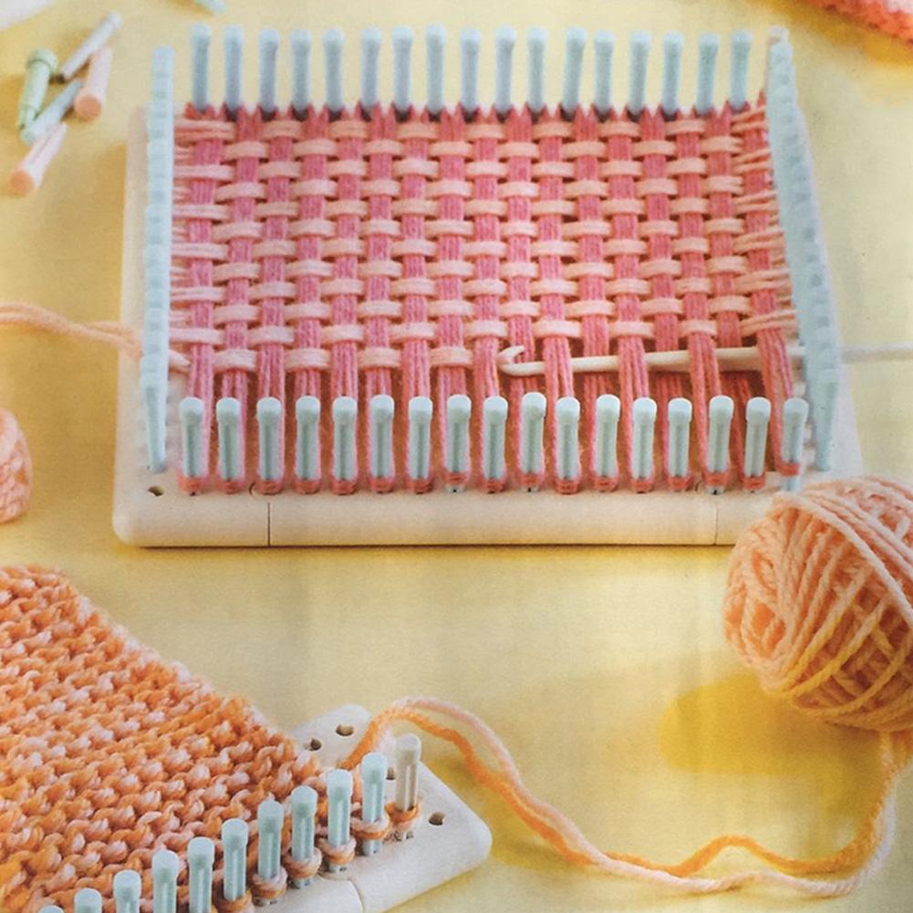 Tebru MultiFunction Knit Weaving Loom Kit for Hat Scarf Manual ABS