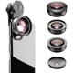 thumbnail image 1 of In 1 Phone Camera Lens Kit -2X Telephoto Lens+195 Fisheye+110 Wide Angle +10X Marco+170 Super Wide Angle Cell Phone Lens Kit for IPhone Samsung and Most of Smartphone Ormromra CZDZ-ZH62, 1 of 6