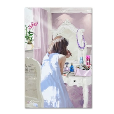 Trademark Fine Art 'Girl Make Up' Canvas Art by The Macneil Studio