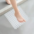 thumbnail image 4 of Plastic Bathroom Floor Mat Non-Slip Drainage Mat | Hollow Splicing Shower Mat | Waterproof Anti-Fatigue Mat for Bathroom, Kitchen, Pool, Pet Area, Entryway, 4 of 7
