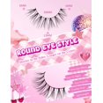 thumbnail image 2 of Pestañas postizas Adious de 13 mm, efecto natural y esponjoso, 7 pares, 2 of 6