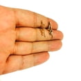 thumbnail image 4 of 14K Yellow Gold Olive Tree Branch Climber Earrings, 4 of 4