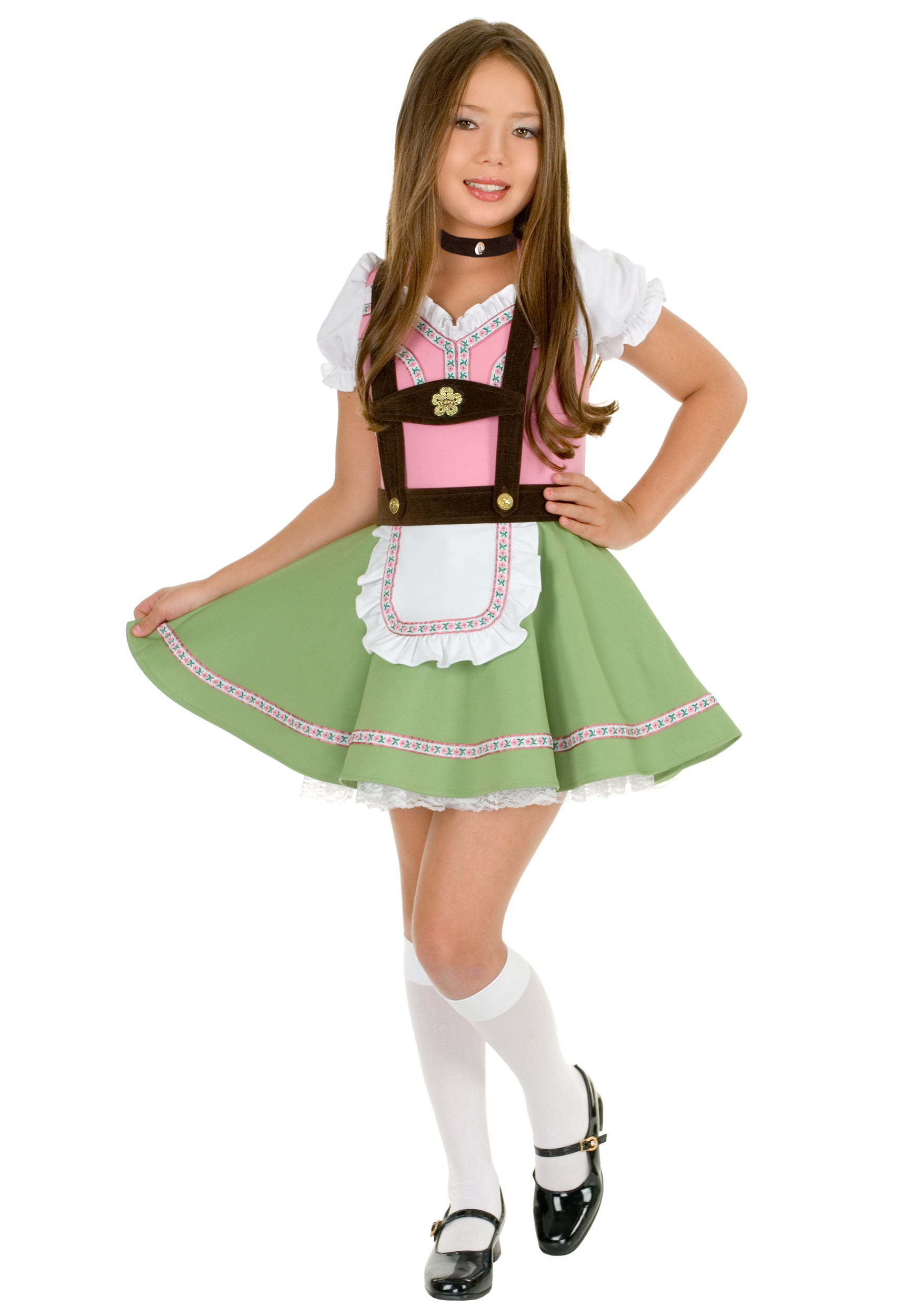 Deluxe Leprechaun Ireland Irish Traditional Kids Girls Fancy Dress Costume 