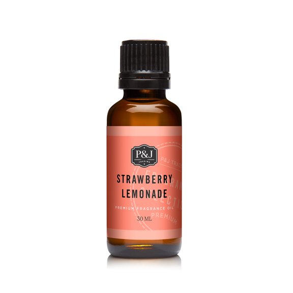 P&J Strawberry Lemonade Premium Fragrance Oil for Candle Making & Soap Making, Lotions, Haircare, Perfume, Diffuser Oils Scents - 30ml