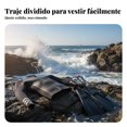 thumbnail image 3 of Abbraccia Traje de buceo de 3mm para hombre, diseño dividido, térmico, protección solar, resistente, para natación invernal y surf, 3 of 6
