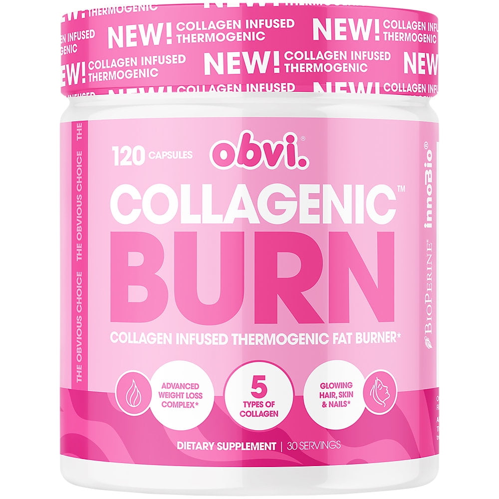 Collagenic Burn Collagen Infused Thermogenic Fat Burner (120 Capsules