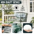 thumbnail image 4 of Replacement Cushions for Outdoor Swing, Swing Replacement Cushions Thicken 4" with Backrest, Waterproof Bench Cushions for Patio Furniture Porch Swing Cushions (Bamboo Leaves), 4 of 7