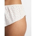 thumbnail image 3 of No Boundaries Woven Cotton Flutter Short Panties, Women's XS-XXXL, 3 of 4