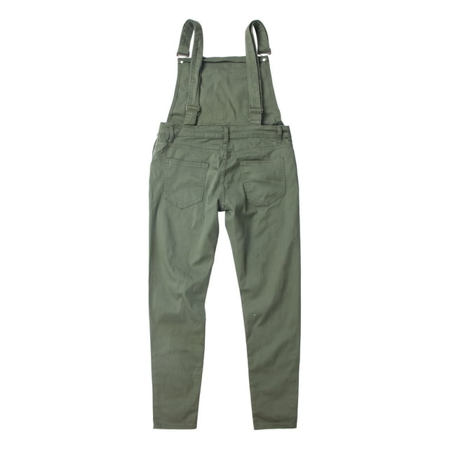 TheFound Men Bib Overalls Slim Fit Jumpsuit, Jeans Suspender Pockets Pants