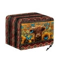 thumbnail image 6 of HELLHERO Aztec Sunflower Print Toaster Cover 2 Slice, Highland Cattle Butterfly Print Bread Maker Cover Adjustable, Kitchen Small Appliance Protector Women Gift, 6 of 8