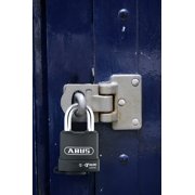 Padlock, Coreless, Standard Shackle, Rectangular Hardened Steel Body, Steel Shackle, 1 in W