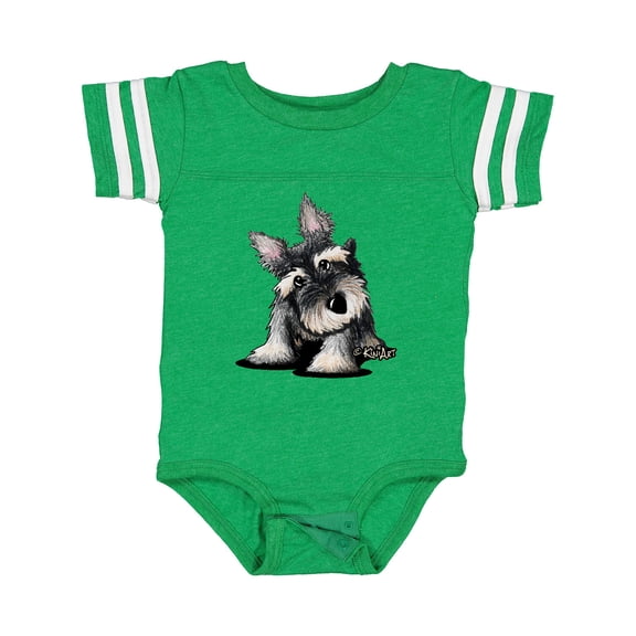Inktastic Curious Schnauzer Boys or Girls Baby Bodysuit