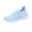 Light Blue, variant on pwidon Sneakers for Women Easy Slip On Flyknit Breathable Hollow Mesh Walking Shoes Lightweight Cushioned Non Slip Outdoor Indoor Casual Footwear Light Blue 36