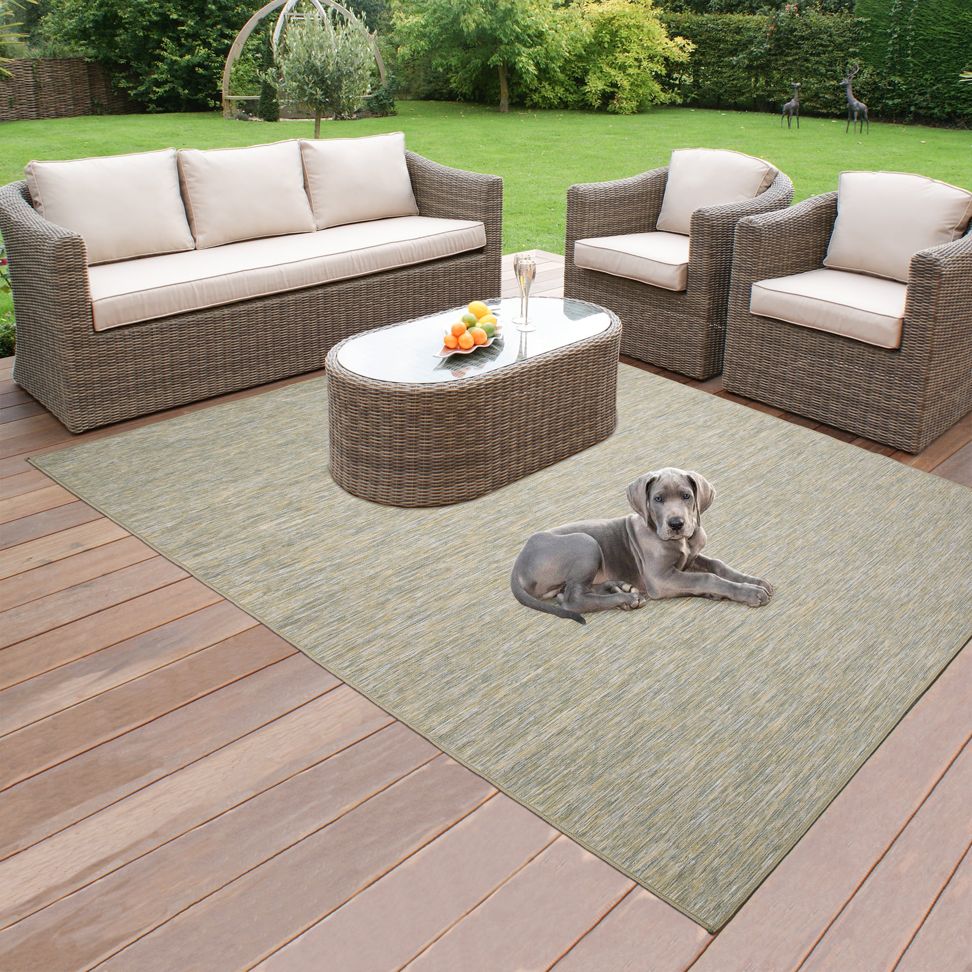 Details about   Modern Flat Woven Fabric Indoor & Outdoor Carpet Sisal Look Patio Coffee IN Grey 