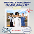 thumbnail image 6 of Dress Up America Pilot Costume Set - Airline Pilot Dress Up Accessory Set for Kids, 6 of 6