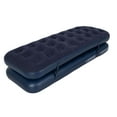 thumbnail image 5 of Pool Central 3 in 1 Inflatable Flocked Air Mattress with Pillows -75" - Navy Blue, 5 of 9