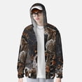 thumbnail image 2 of Balery Leopard On Tree Branch Sudadera ligera de manga larga con capucha y protección solar UPF 50+ para hombre y mujer, ideal para pesca y running-XX-Large, 2 of 7