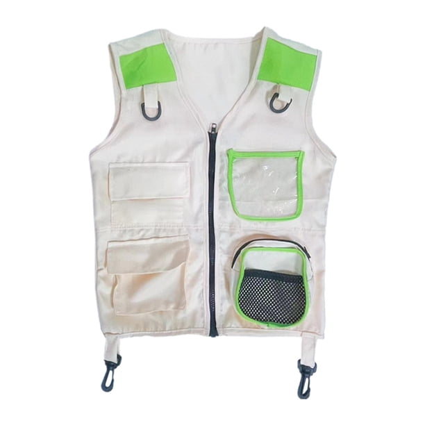 Chaleco de explorador para niños Sunnimix disfraz de camping verde