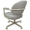 thumbnail image 3 of 4 - Swivel Metal Dining Caster Chair M-70 - Portwood Ash - Beige, 3 of 3