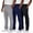 02:Dark Blue, Black, Gray, variant on ASUDESIRE 3 Pack Men's Sweatpants Open Bottom Active Athletic Casual Pants Jogger Running Workout Gym Pants with Pockets