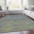 thumbnail image 5 of Dalyn Rugs Machine Washable Indoor/Outdoor Chantille Blue 10' x 14' Rug, 5 of 9