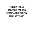 The Empyrean Onyx Storm (Series 3) (Hardcover) (Standard Edition)