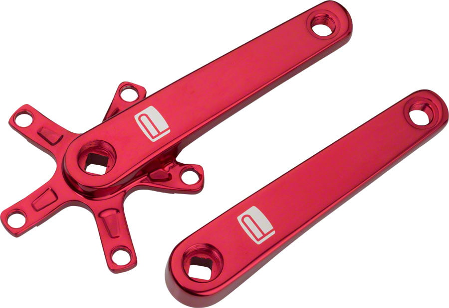 Promax SQ-1 Square Taper JIS Cold Forged Crank Arms 160mm Red