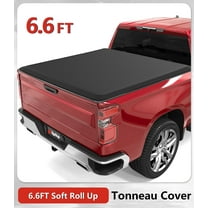 TIPTOP Soft Roll-Up Tonneau Cover Truck Bed For 2015-2019 Chevy Silverado / GMC Sierra 2500HD 3500HD 6.6ft Bed (78.9") | TP1 |Not for CarbonPro Bed|