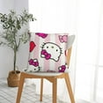 thumbnail image 4 of Hello Kitty Pillow Cover, Square Throw Pillow Cases For Couch Sofa Bed Living Room,Home Decorative, 24"X24", 4 of 9