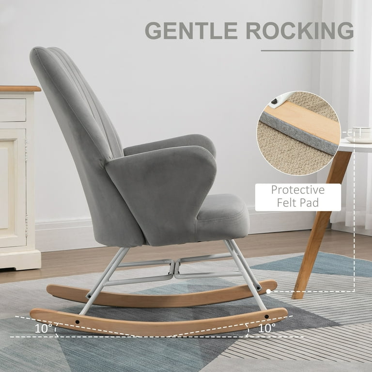 Homcom rocking chair hot sale