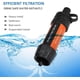 thumbnail image 2 of Outdoor Water Filter Straw Water Filtration System Water Purifier for Emergency Preparedness Camping Travel Hiking, 2 of 5