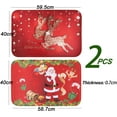 thumbnail image 3 of alfombras navideñas, felpudos antideslizantes, alfombras para sala de estar, alfombras de baño, alfombras de cocina, decoración del hogar y dormitorio (Papá Noel + reno), 3 of 5