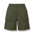 thumbnail image 6 of Women's High Waist Cargo Shorts Casual Loose Multi Pockets Hiking Shorts Summer Outdoor Work Shorts Army Green XL, 6 of 6