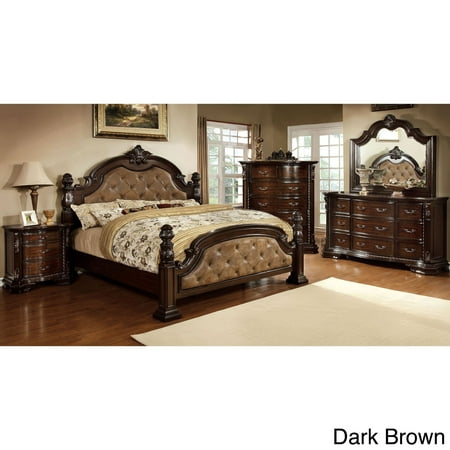 Furniture Of America Kassania Luxury 4 Piece Poster Canopy