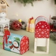 thumbnail image 5 of Miniature Christmas Mailboxes Shaped Tin Decorative Metal Storage Container for Candies and Snacks Holiday Gift Box, 5 of 21