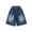 X419 Blue, variant on Bysome Boys Pants Solid Color Elastic Waist With Pocket Wide Leg Trousers Breathable Boys Pants Size 2-3 Years Blue
