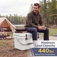 thumbnail image 4 of ELLEGNT 20 Quart Hard Cooler – Portable Ice Chest, 6‑Day Ice Retention, White, 4 of 10