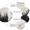 thumbnail image 6 of Mist Forest Waterproof Fabric Shower Curtain,Beige Farmhouse Vintage Nature Scenery Waterproof Fabric Shower Curtain for Bathroom Curtains Bathtubs Hotel Shower Curtains with 12 Hooks Standard 60x72, 6 of 8