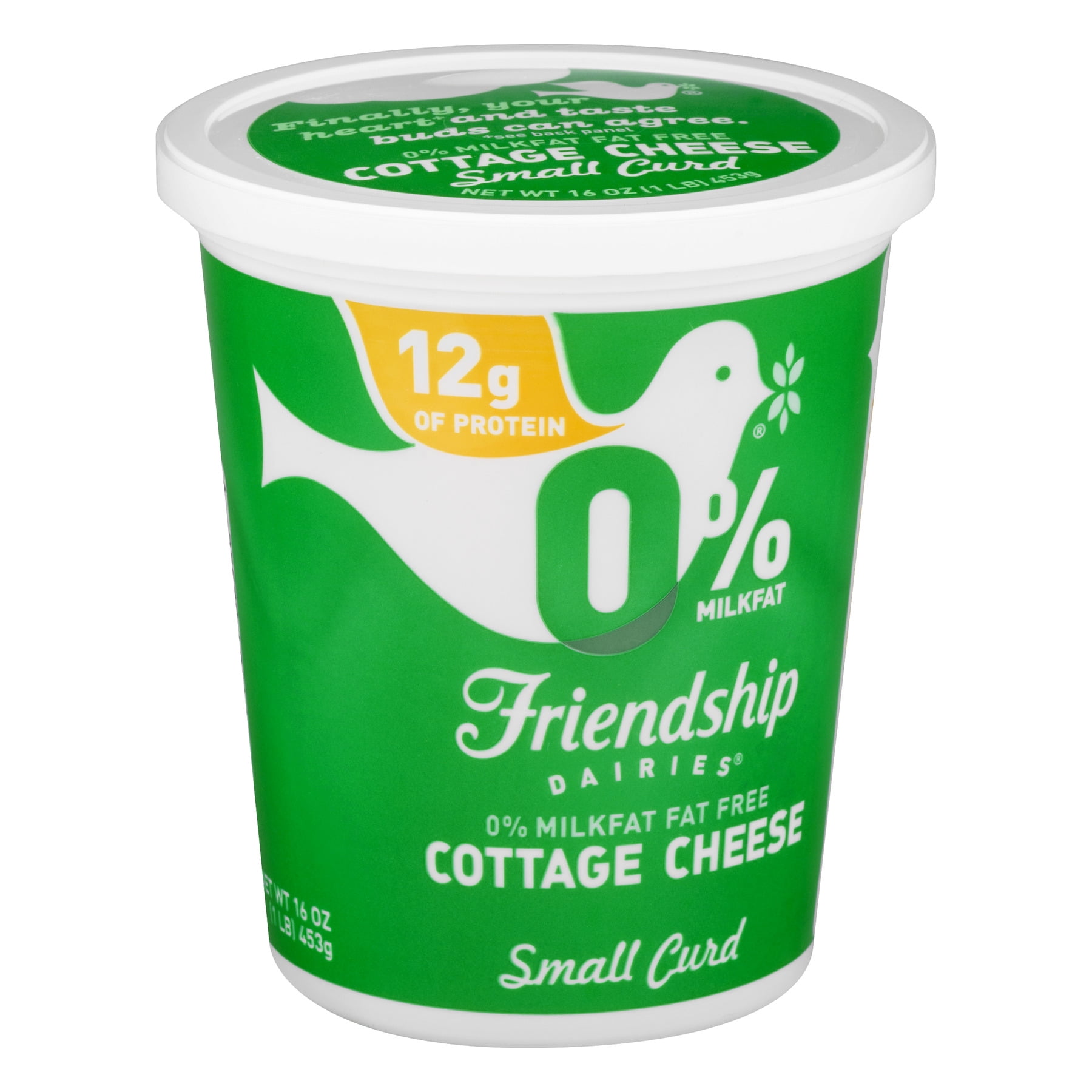 Friendship Dairies 0 Milk Fat Fat Free Cottage Cheese 16 Oz