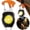 Orange-1pc, variant on 8 in 1 Multifunctional Keychain Flashlight, Rechargeable Work Light & Magnetic Carabiner for Camping, Car Repair, Emergency