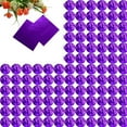 thumbnail image 5 of 100pcs Square Aluminum Foil Wrappers Colorful Package for Sweets Candy Chocolate Lollipops purple, 5 of 9