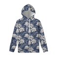 thumbnail image 3 of Sudadera con capucha con estampado 3D de hojas y flores de loto para hombre y mujer, sudadera con capucha floral de primavera y otoño, sudaderas de manga larga, camisetas informales, 3 of 5