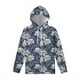 thumbnail image 3 of Sudadera con capucha con estampado 3D de hojas y flores de loto para hombre y mujer, sudadera con capucha floral de primavera y otoño, sudaderas de manga larga, camisetas informales, 3 of 5