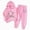 A234-Pink, variant on Caqnni 4-5 Years Toddler Girl T-Shirt and Leggings Outfit Set, 2-Piece Sweatshirt   Joggers Pants Set A234-Grey