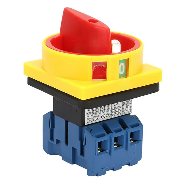 Load Circuit Breaker Switch, Rotary Cam Switch 3 Pole 2 Position Load