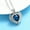 Blue, variant on Love Wings Cremation Pendant Small Urns For Ashes Keepsake Urn Necklace mini urns