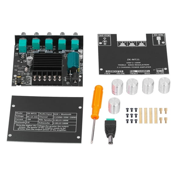Oubit Bluetooth Amplifier Board,ZKMT21 Bluetooth Amplifier Board Bluetooth Audio Power Amplifier Board Audio Power Amplifier Module Time-Tested Durability